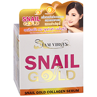 Лифтинг-серум для лица Snail Gold Collagen от Siam Virgin 50 мл / Siam Virgin Snail Gold Collagen Serum 50 ml